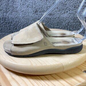 Teva Sandals Womens Size 7 Cream Suede Slide Casual Comfort Shoes